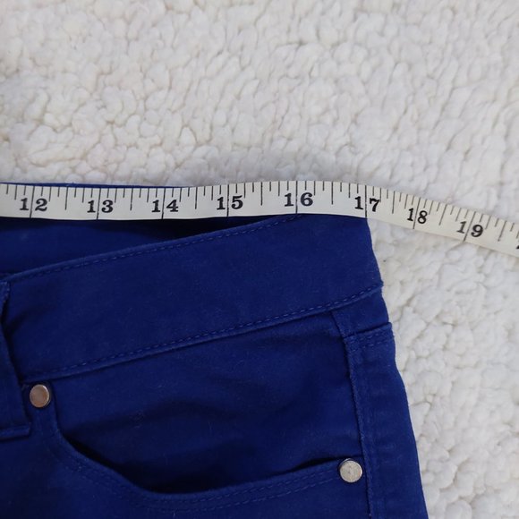 Electric blue high waisted skinny jeans - Picture 4 of 8